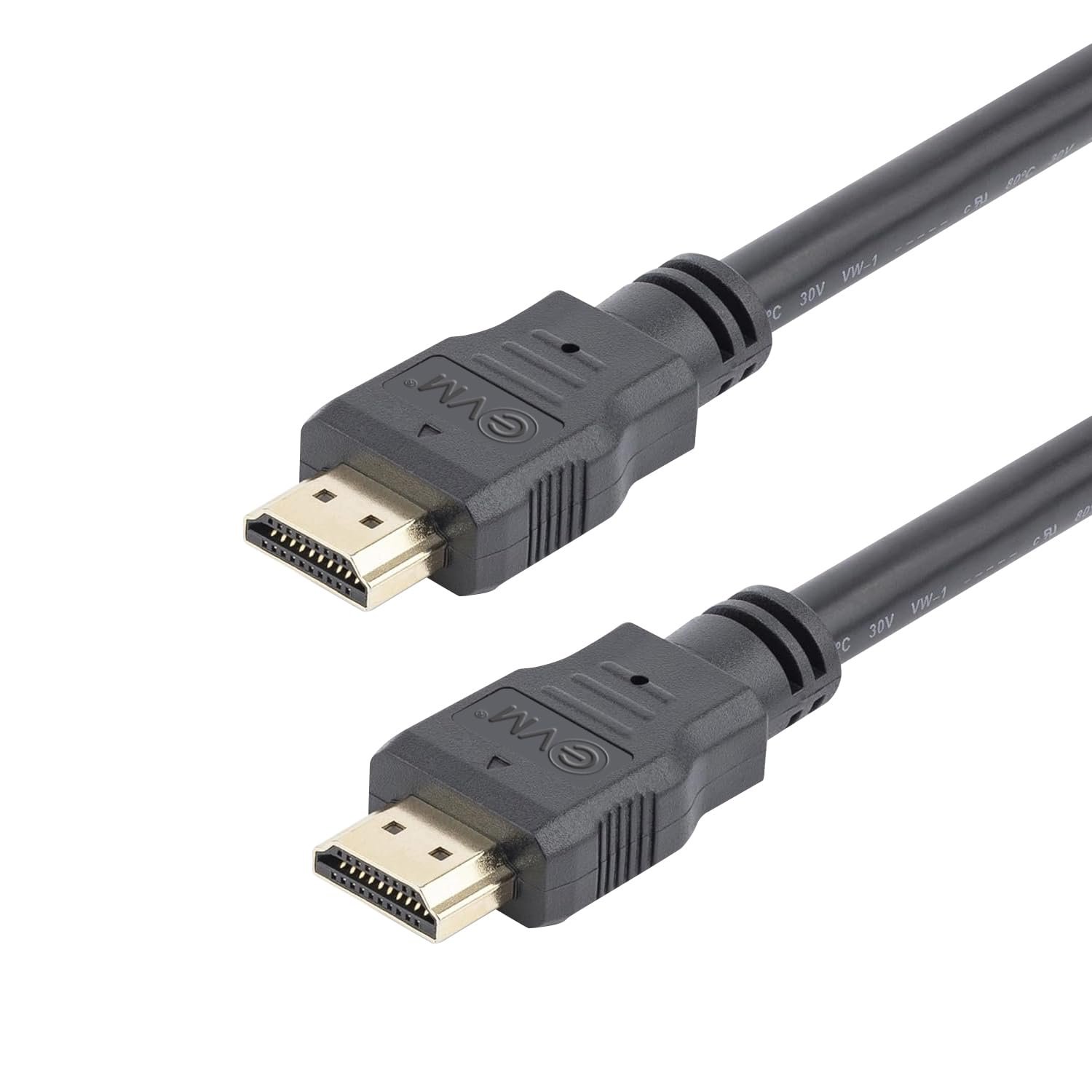 Cable EVM 10 Meter HDMI Male To HDMI Male EVM-HDMi 10M | High Speed HDMI 1.4 Cable With Ethernet, 3D Support, Gold Plated Connectors, Tangle Free, Heat Resistant, Compatible with Multiple Devices, Black