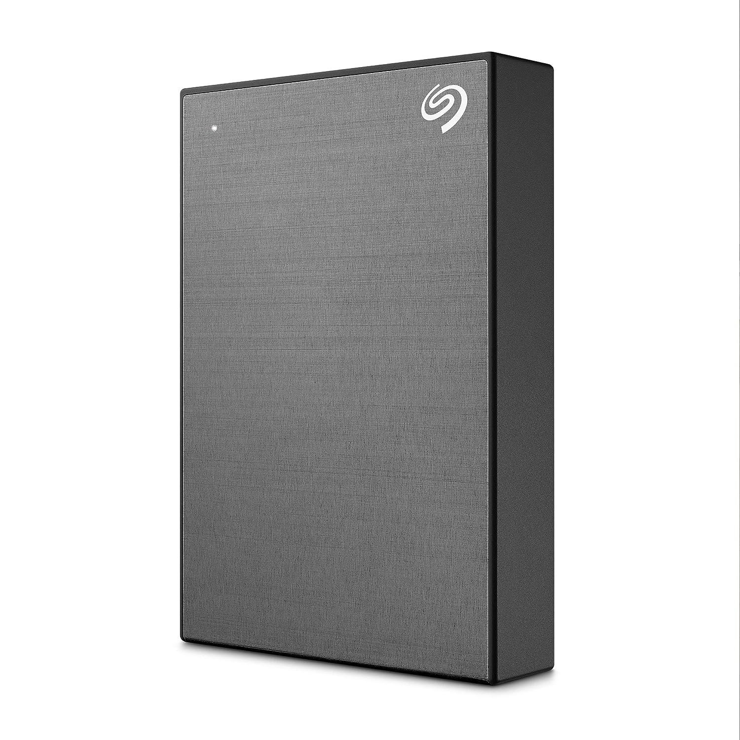 Harddisk Seagate One Touch 2TB STKY2000404 | External HDD With Password Protection, For Windows & Mac, With 3 Yr Data Recovery Services, Space Gray