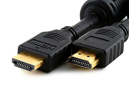 Cable EVM 5M HDMI Male To HDMI Male EVM-HDMi 5M | High Speed HDMI Cable With Ethernet, Gold Plated Connectors, Tangle Free, Compatible With Multiple Devices, Black