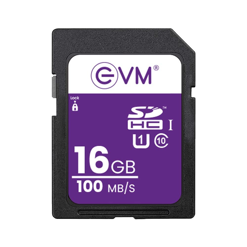 Card SD EVM 16GB Class10 EVMSD/16GB | SDHC Card Full HD Video,100MB/s Read Speed