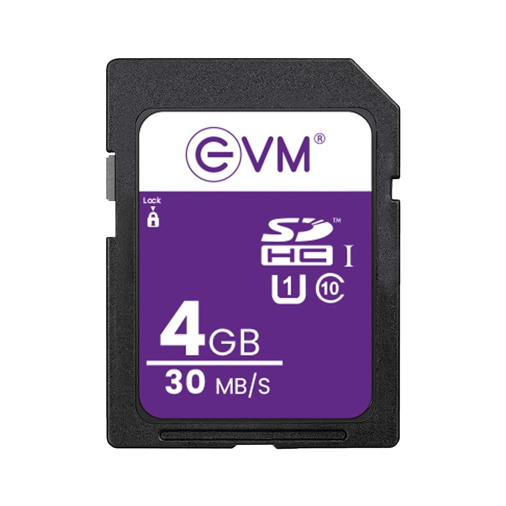Card SD EVM 4GB Class10 EVMSD/4GB | SDHC Card Full HD Video, 30MB/s Read Speed