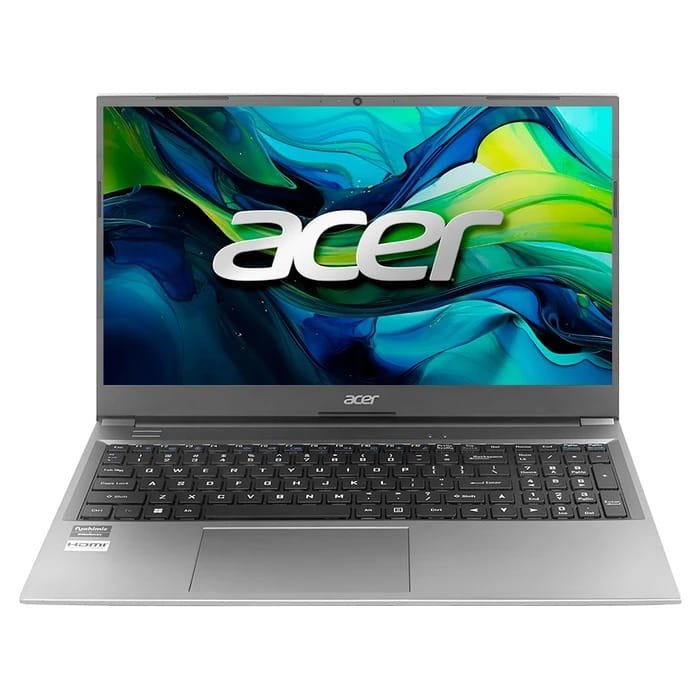 Laptop Acer Aspire Lite AL15-41 (UN.31ZSI.06U) | AMD Ryzen 3 5400U, 8GB DDR4, 512GB NVMe, Win11H + MSO24, 15.6 Inch Full HD IPS Display, AMD Radeon, 36W, Wi-Fi, HD Camera, Backpack, Steel Grey, 1.59KG