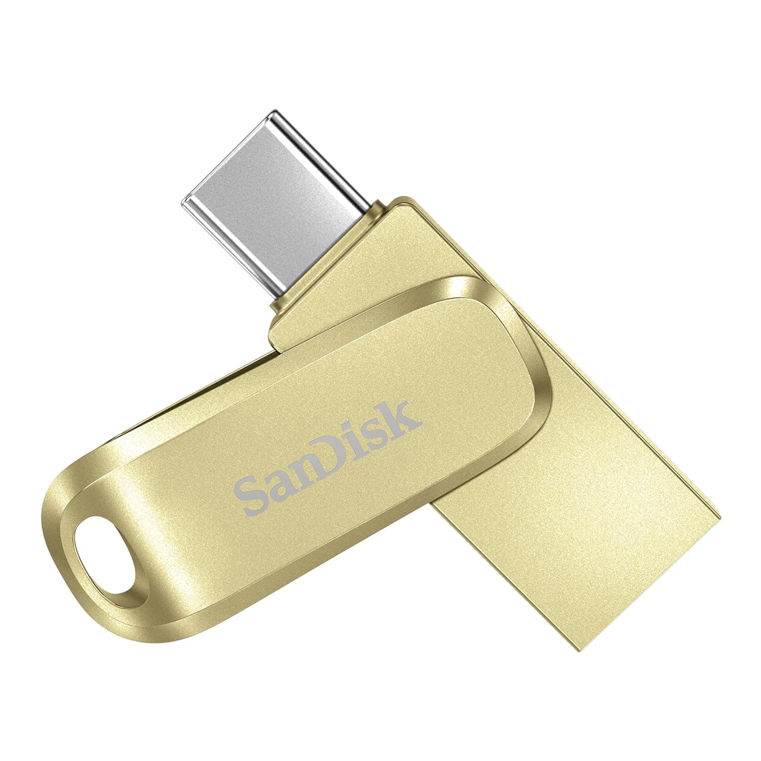 Pendrive SanDisk Ultra Dual Drive Luxe Type-C 64GB SDDDC4-064G-I35GD Flash Drive | USB 3.2 Gen 1, OTG, Upto 400MB/S Read Speed, Gold