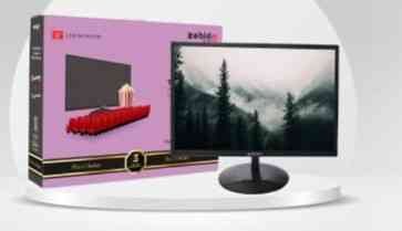 Monitor Zebion 22 inch HD PRO (Placid Series) | 3 years warranty, LED, 5ms Fast Response Time, 17 Million Display Colors, 1680 x 1050 Max Resolution, HDMI, VGA, 4 Wall Mount points