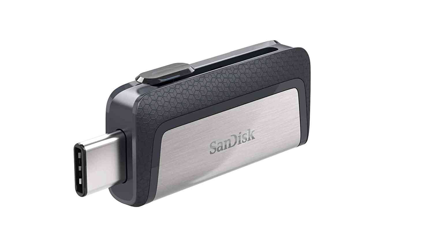 Pendrive SanDisk Ultra Dual USB Drive 3.1 SDDDC2-256G-I35 256GB | USB 3.1 / Type C Reversible Connector, Retractable Design, Type-C OTG-Enabled Android Devices