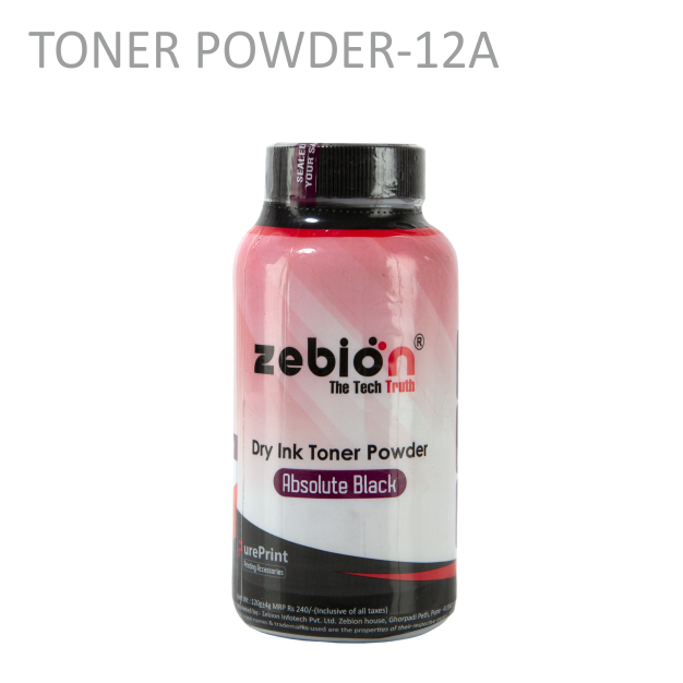 Powder Toner Bottle Zebion 12A