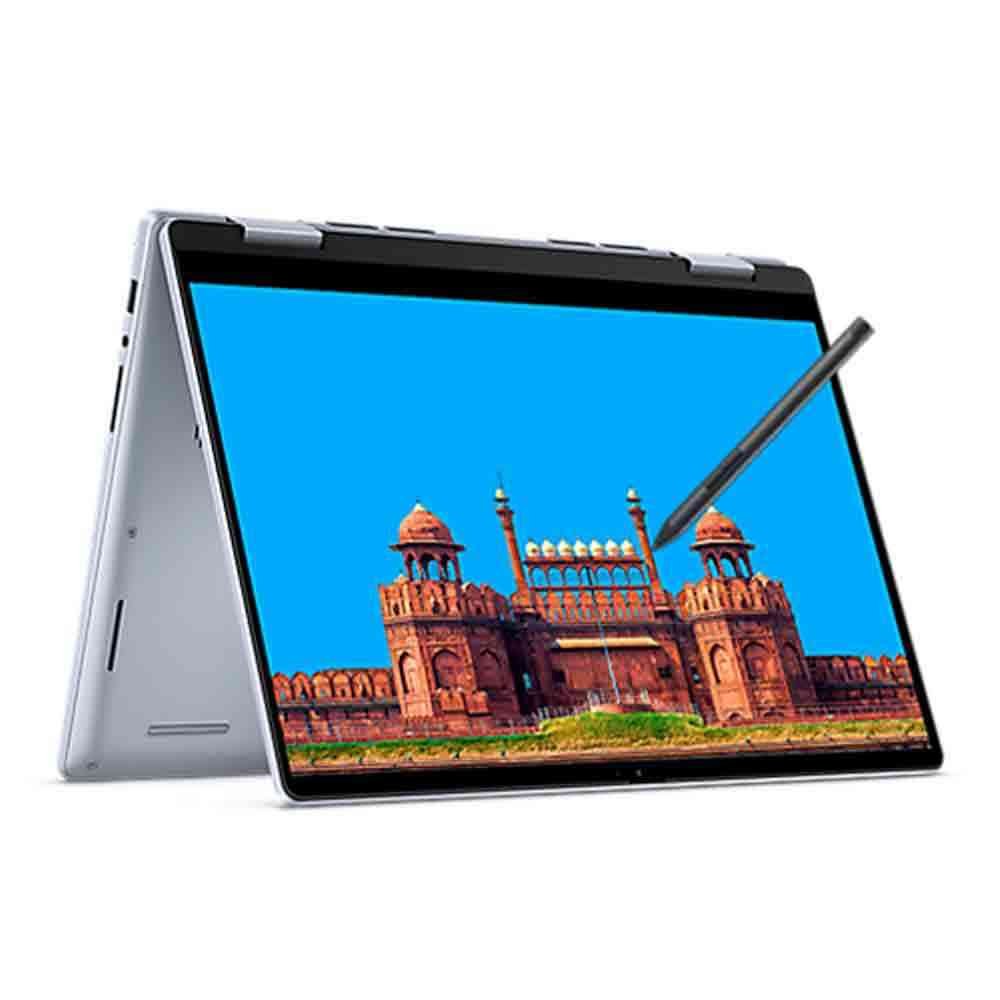 Laptop Dell Inspiron 14 7440 2-in-1 | 14″ FHD+ touch (250 nits, ComfortView), Intel Core 5 120U, 16GB DDR5 RAM, 512GB NVMe SSD, Intel graphics, Windows 11 + Office 2021, backlit keyboard, fingerprint reader, Active Pen, Ice Blue, 1.75 kg, includes bag.