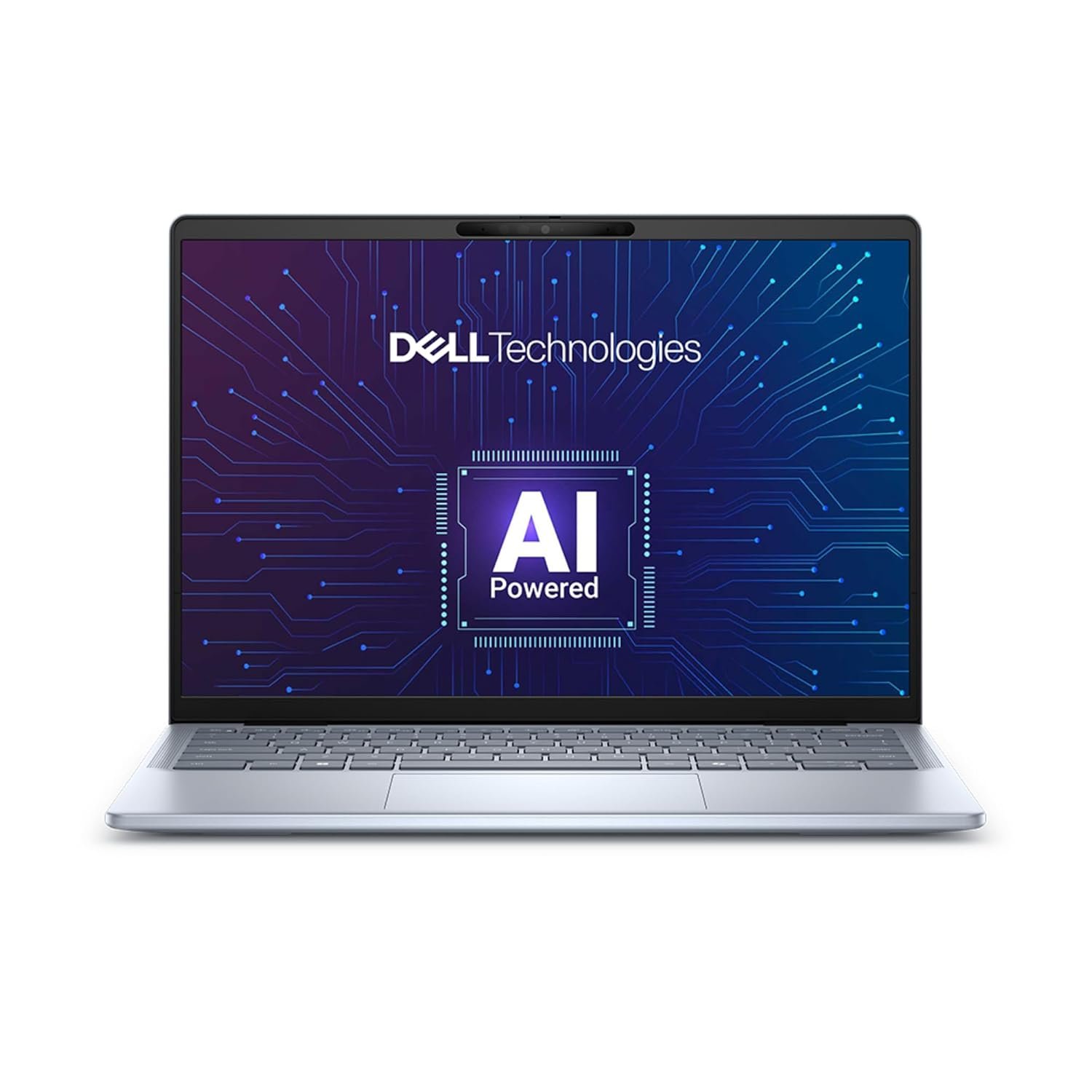 Laptop Dell Inspiron 14 7441 Snapdragon X Plus, 16GB RAM, 512GB SSD, 14" QHD+ touch, Adreno GPU, Win11+Office, 1.4kg, backlit KB, fingerprint, Ice Blue.
