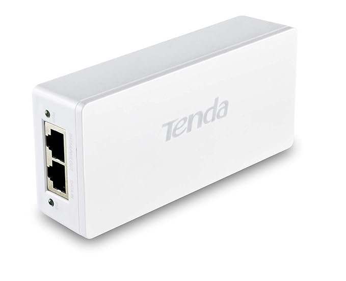 PoE Injector Tenda TE-POE30G-AT Gigabit PoE+ Injector, 30W, IEEE 802.3at, 10/100/1000 Mbps, White
