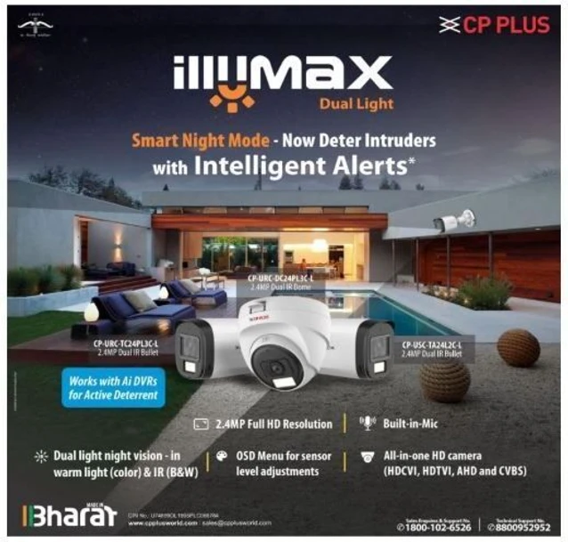 Security Camera CP Plus CP-URC-DC24PL3C-L-V2