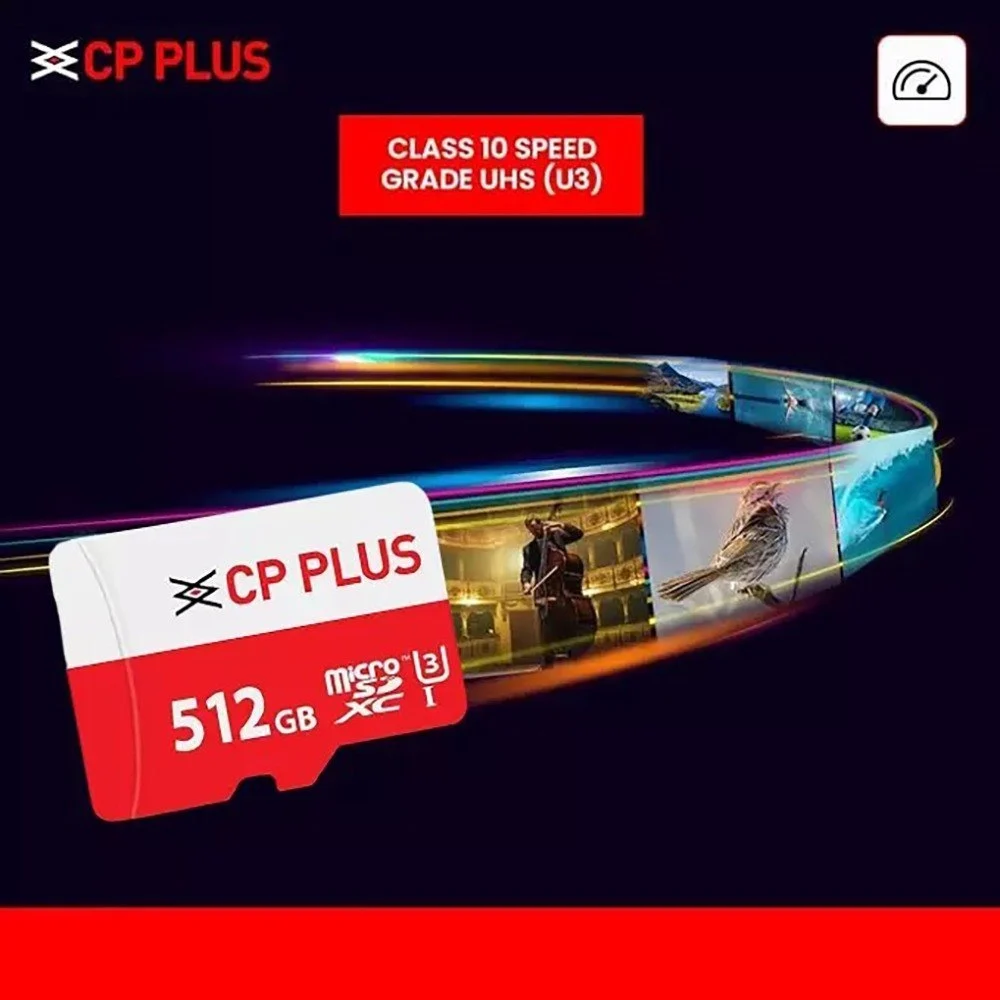 Memory Card CP Plus microSDXC 512GB Memory Card CP-NM512