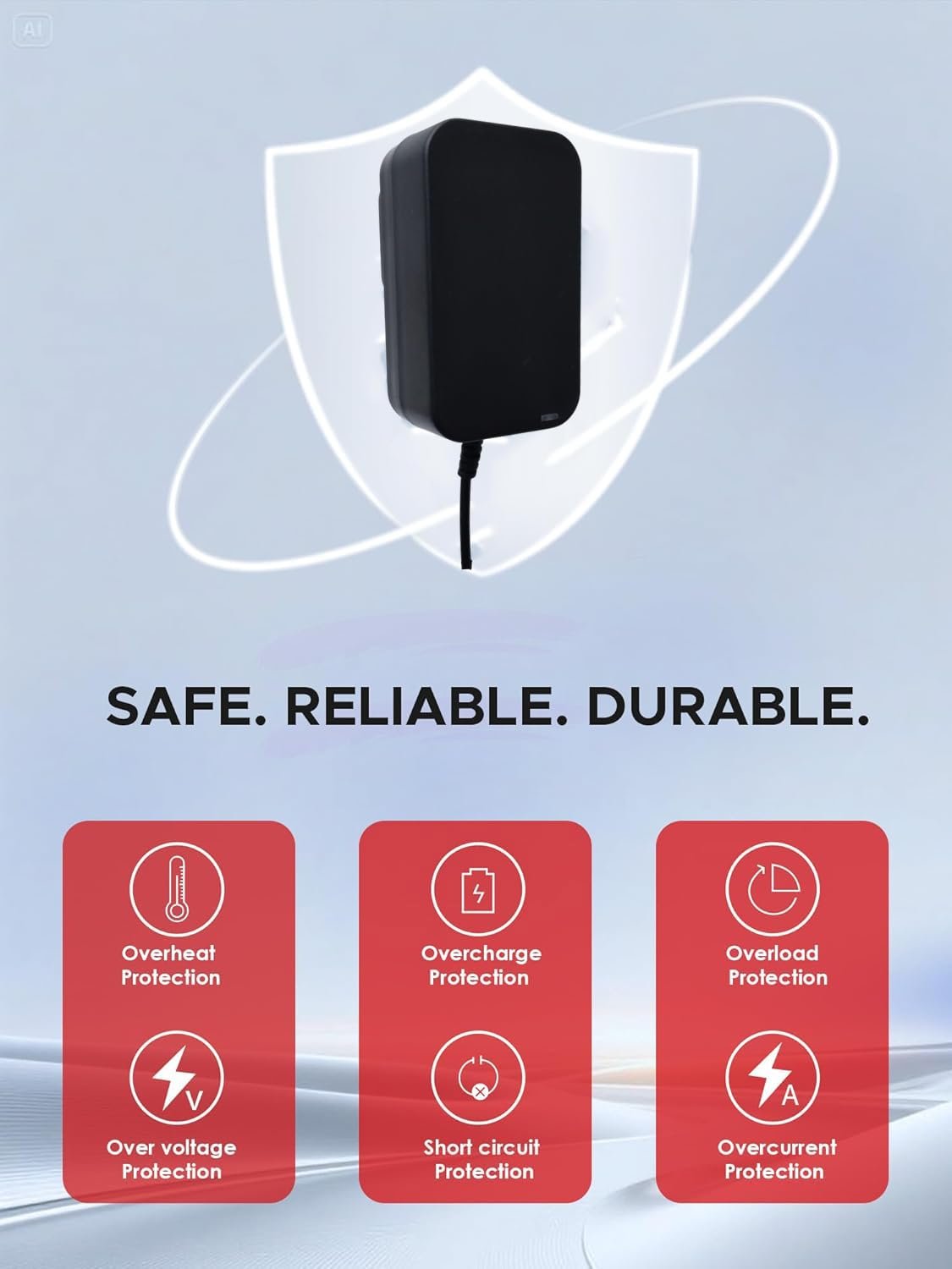 Power Cord CP Plus with 2 Pin U Terminal
