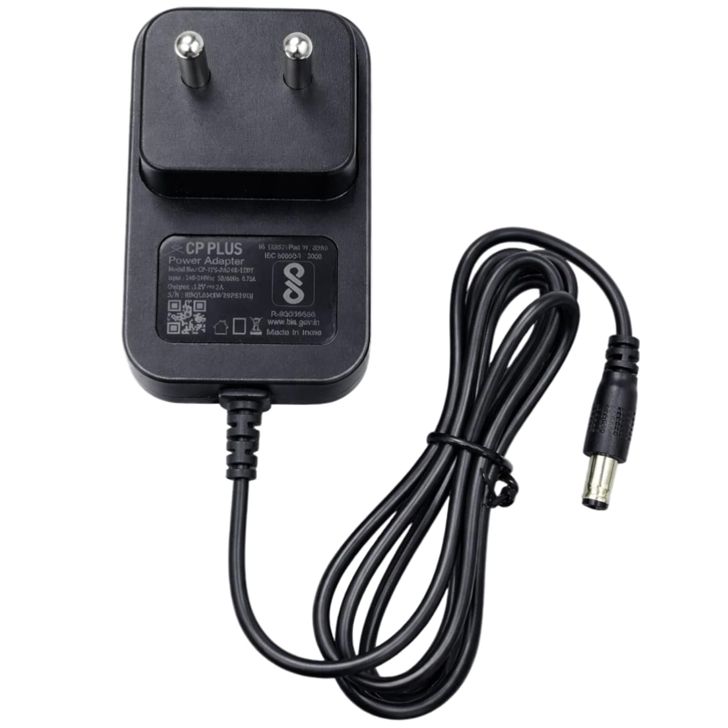 Power Cord CP Plus with 2 Pin U Terminal