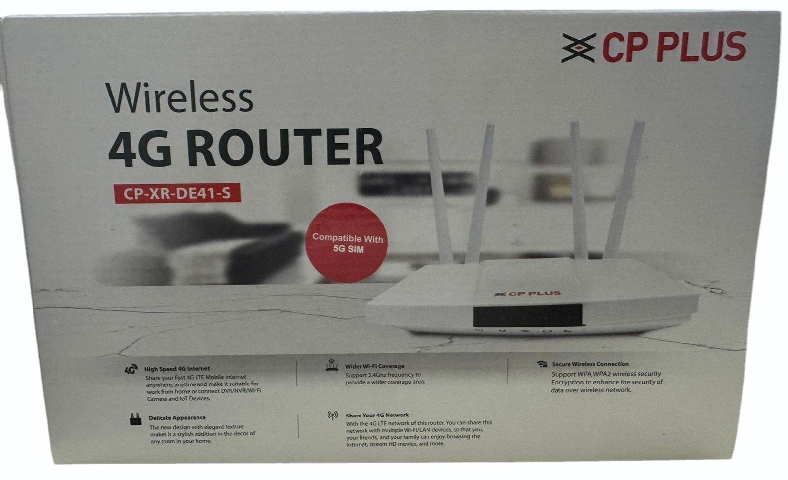 Router CP Plus 4G CP-XR-DE41-S-V2