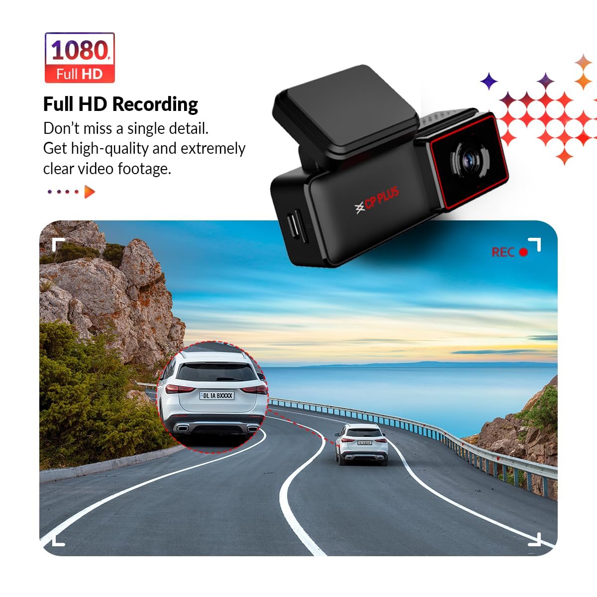 Dash Camera CP Plus CP-AD-H2B-W