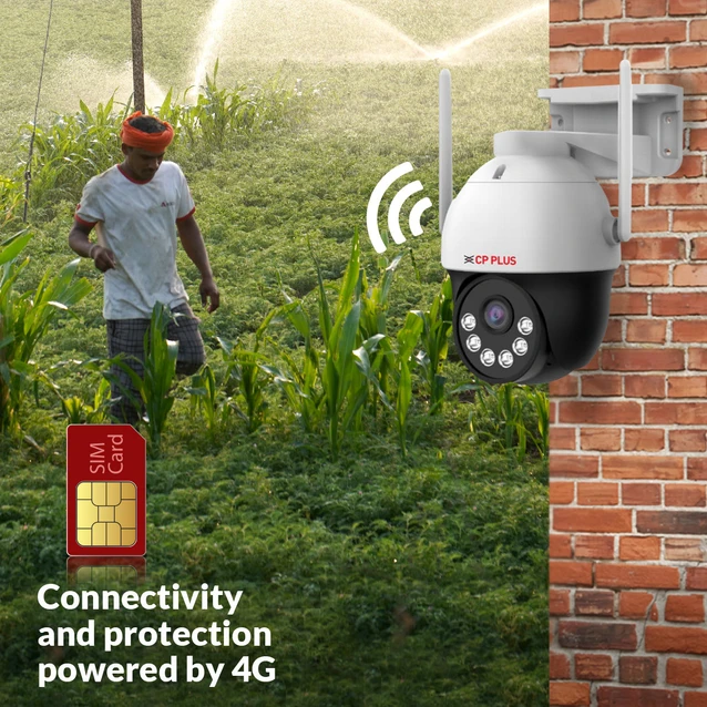 Security Camera CP Plus 3MP 4G Pan/Tilt Camera CP-Z32G