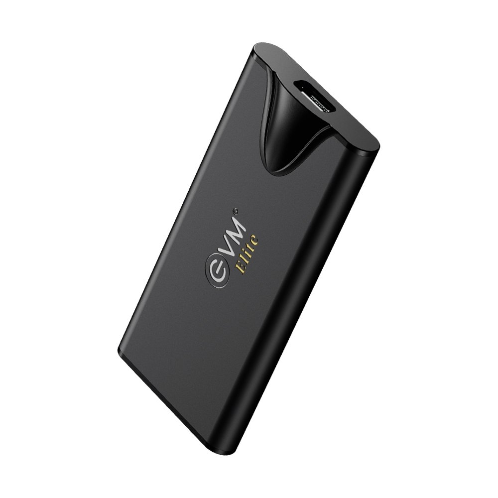 Harddisk EVM Elite EnSave Pro 512GB External SSD EPSSDPro/512G | Smallest Portable SSD With 2000 Mb/s Read & 1700 Write Speed, USB 3.2 Gen 2x2 Type-C Interface, Multiple Device compatibility, Black