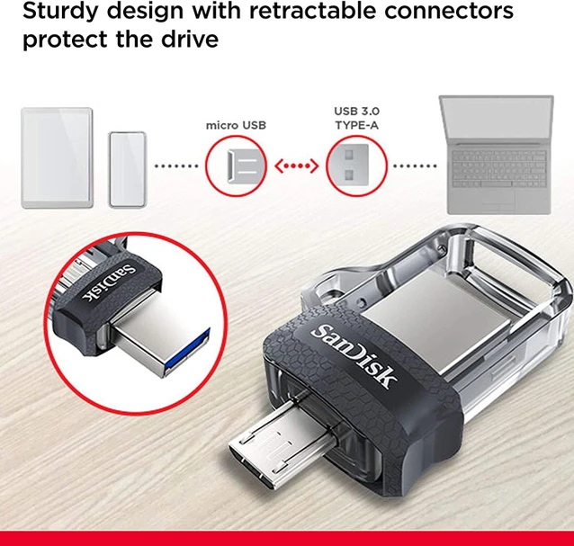 Pendrive Sandisk 32gb Dual Drive SDDD3-032G-I35