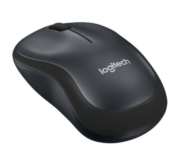 Mouse Logitech M220 Silent Wireless Mouse | 2.4 GHz with USB Mini Receiver, 1000 DPI Optical Tracking, 18 Month Battery Life, Ambidextrous PC/ Mac/ Laptop, Charcoal Black