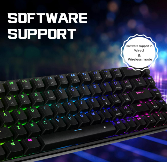 Keyboard Gigabyte AORUS K9 (GK-AORUS K9) | Optical Blue mechanical gaming keyboard, splashproof design, full RGB backlighting, swappable switches, braided cable, cable management, floating key design