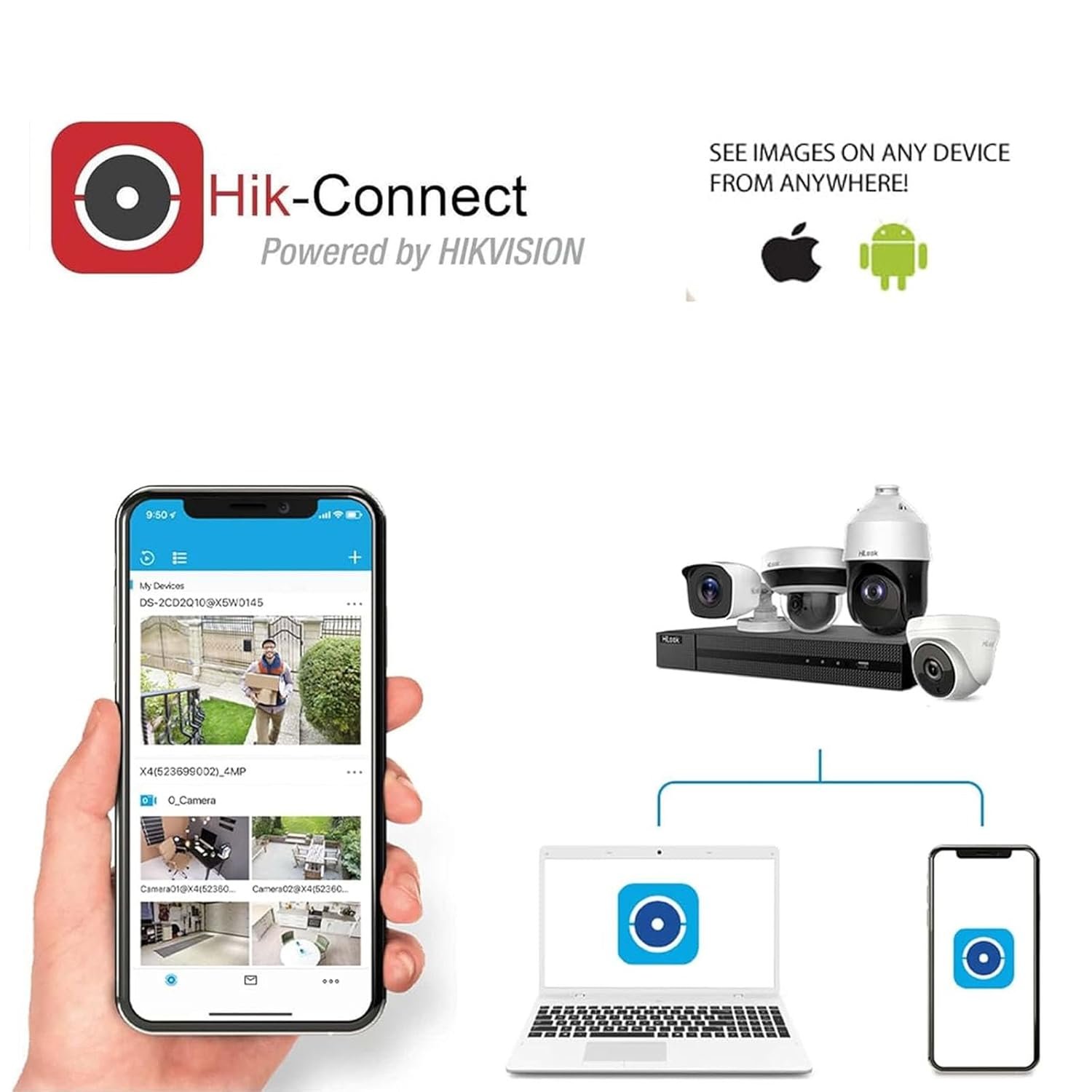 SDVR Hikvision DS-7104HGHI-M1/T | 4 Channel 1080p Lite Mini 1U H.265 DVR, Support All Channels HDTVI, Two-Way Audio Technology, Upto 2MP Resolution, 1 SATA Interface, 2 Γ USB 2.0, HDMI / VGA Output, White