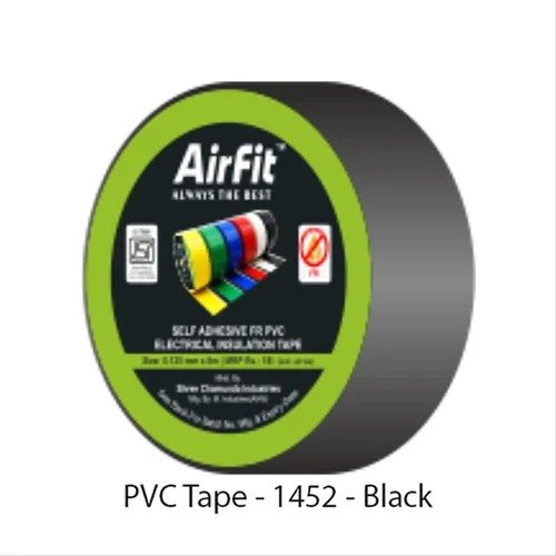 Wire Tape PVC AirFit AF-1452 Insulation Black, Size: 0.125mm x 16mm x 8mtr