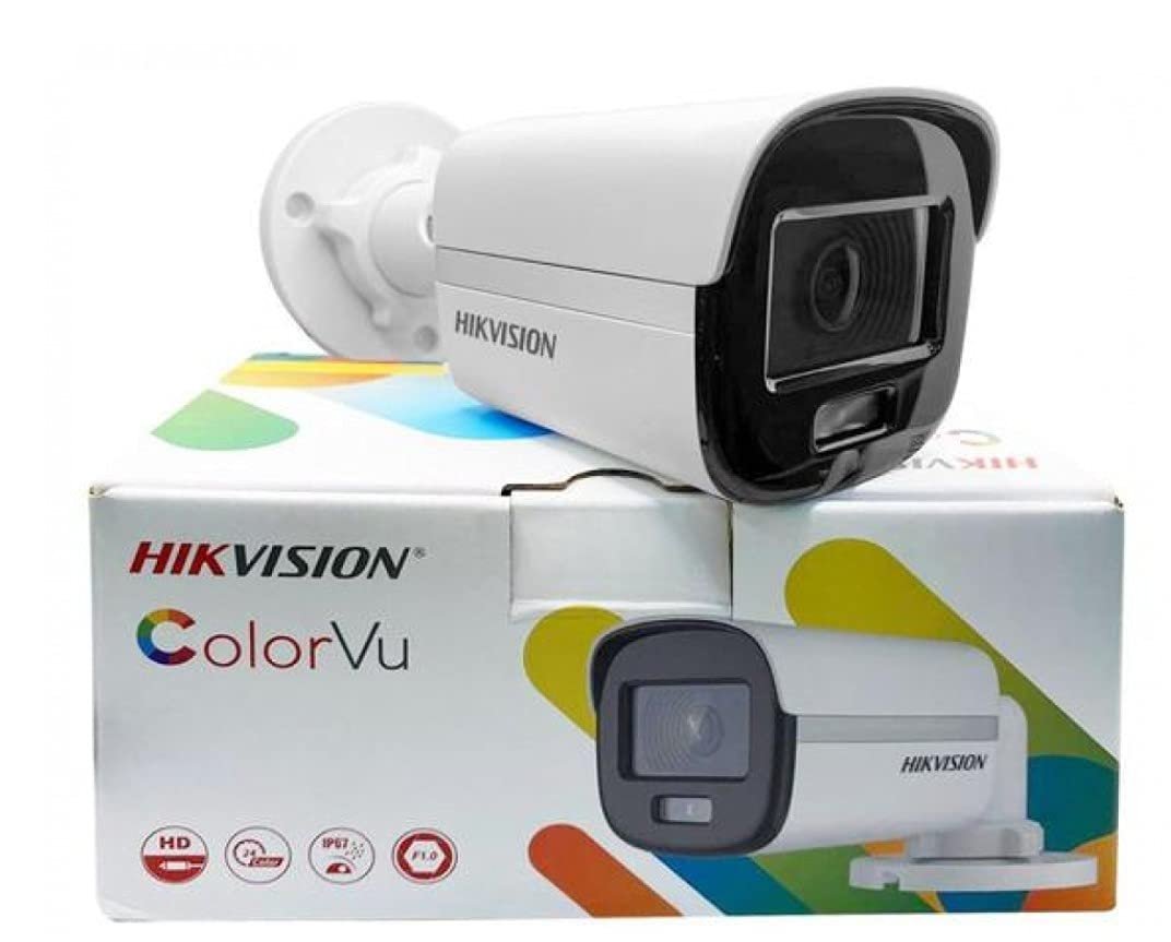 Security camera Hikvision DS-2CE10DF0T-PFS | 2MP ColorVu Audio Fixed Mini Bullet Camera