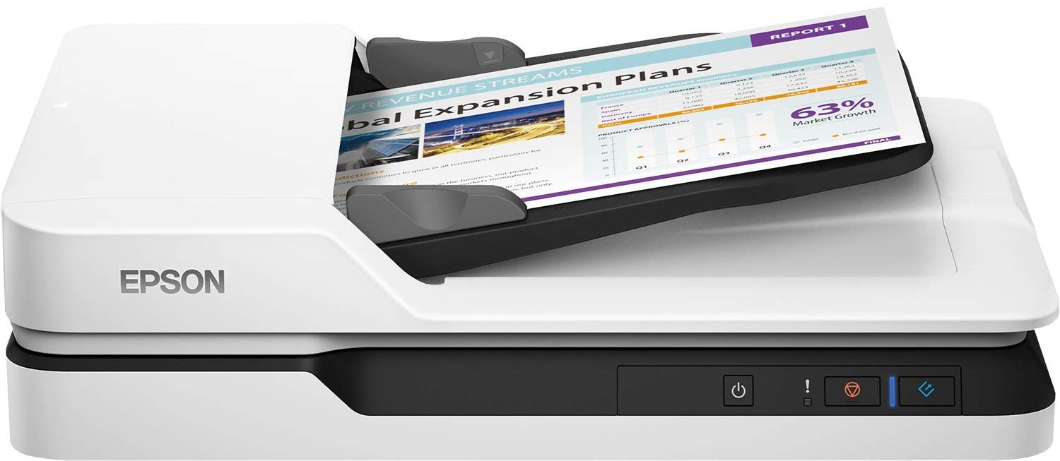 Scanner Epson DS-1630 Workforce Flatbed A4 colour image scanner with ADF, Scan Speed: 25ppm-10 ipm