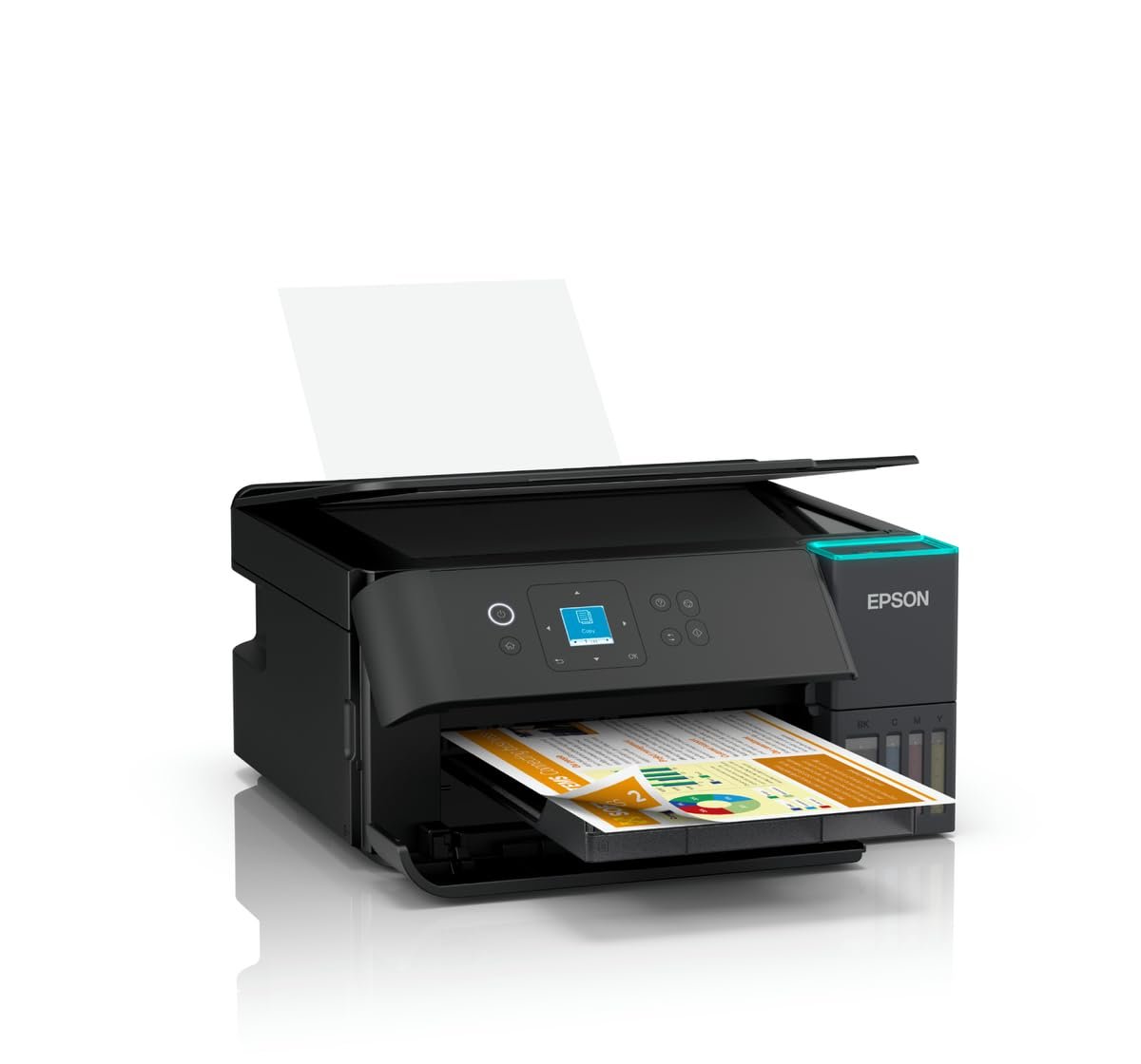 Printer Epson EcoTank L4360 | A4 Wi-Fi & Wi-Fi Direct Duplex All-in-One Ink Tank Printer With LCD Display, Print, Scan, Copy, Black