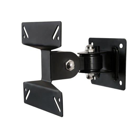 WallMount MR-207 | 14-25 inch, Movable / Rotatable Wall Mount, Heavy Duty LCD/LED Tv / Monitor Bracket, Full Motion TV / Monitor Mount, 15 Kgs Max Load Capacity, With Screw, Black