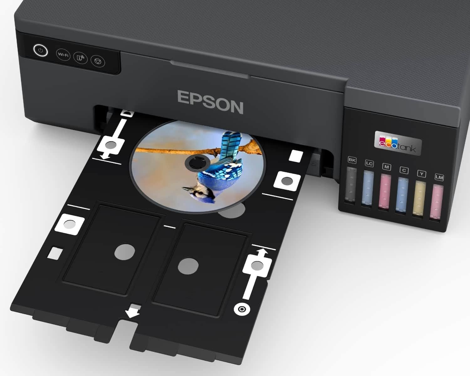 Printer Epson EcoTank L8050 | High volume photo printer, Fast and feature-rich, 6 colour, delivers high volume, hassle-free printing at an ultra-low cost (Black)