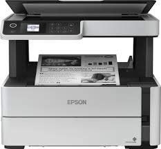 Printer Epson EcoTank Monochrome M2140 All in One Duplex Ink Tank | PRINTS LIKE MONO LASERS, BUT CHEAPER | Printer Color: White