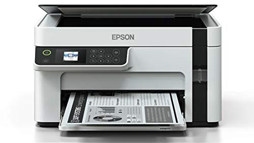Printer Epson M2120 Monochrome All-in-One WiFi InkTank Printer, Spill-Free, Error-Free Refilling, Print, Scan, Copy, White