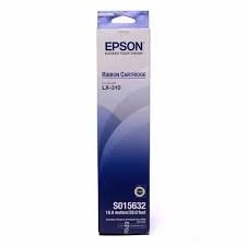 Ribbon Cartridge Epson C13S015632, Original Epson Ribbon Cartridge for LX-310 Printer | 18.0 meters/ 59.0 feet | Colour : Black