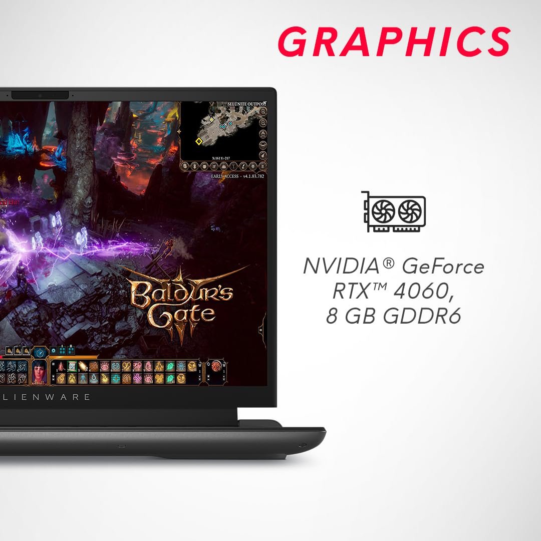 Laptop Dell Alienware M16 R1 | 16″ gaming laptop, Intel Core i7-13700HX (13th Gen), 16GB DDR5 RAM, 1TB NVMe SSD, Windows 11 + Office 2021, built for high-performance gaming and heavy workloads.