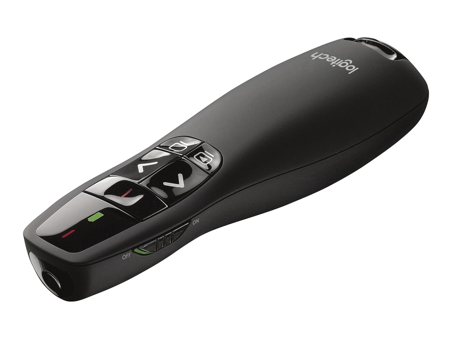 Presenter Logitech R400 | Wireless Laser Remote for Presentation, 50-foot 15-meter range, Compatible with Windows Vista, Windows 7, Windows 8, Windows 10 or later (Color: Black)