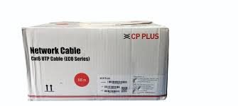 Cable CP Plus Cat6 4Pair UTP 305M CP-EUT-6TSRH-305 | Tangle Free, Compatible with Networking, Cctv, Grey