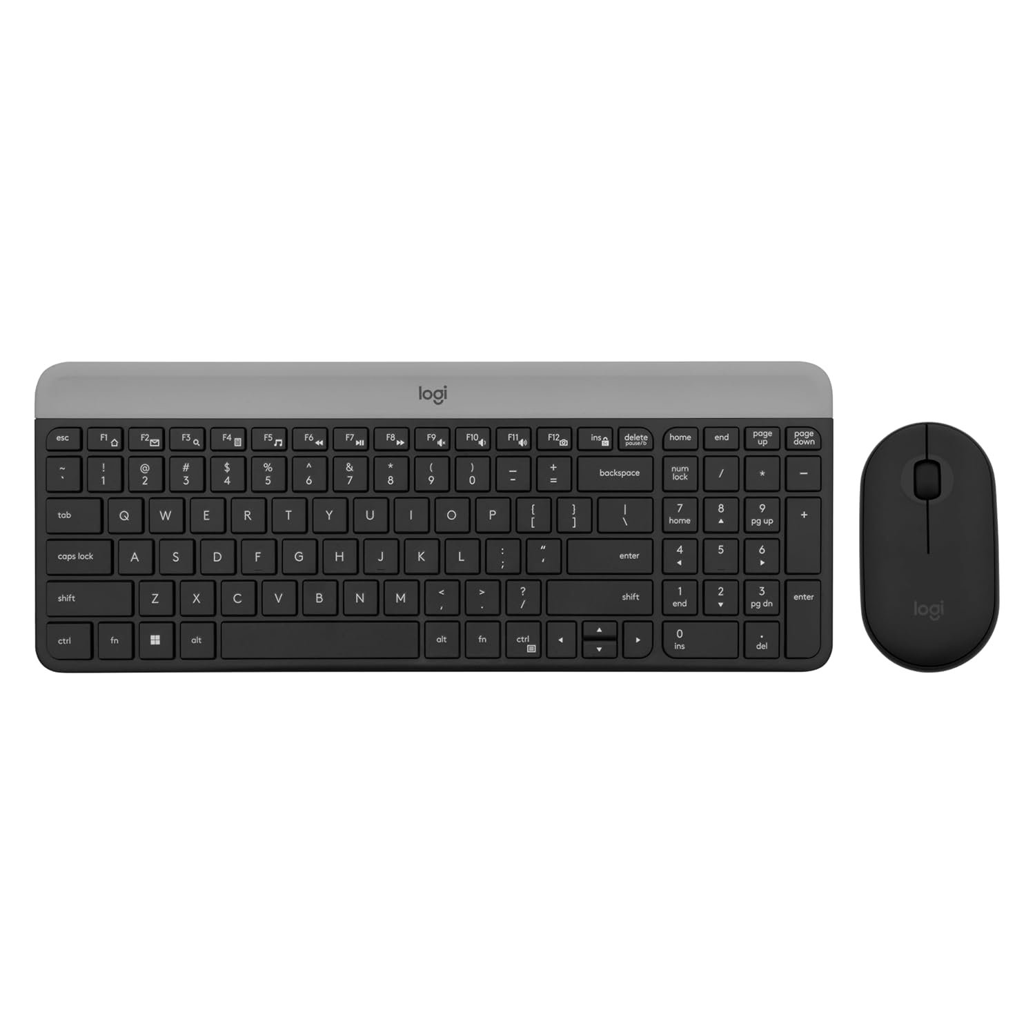 Keyboard + Mouse Combo Logitech MK470 Slim Wireless - Graphite