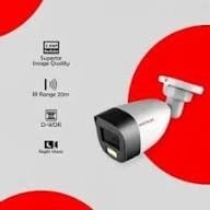 Security Camera Cp Plus CP-GPC-TA24PL2C-SE-V2-0360 | 2.4MP Full-color Guard+ Bullet Camera With Mic - 20Mtr, White