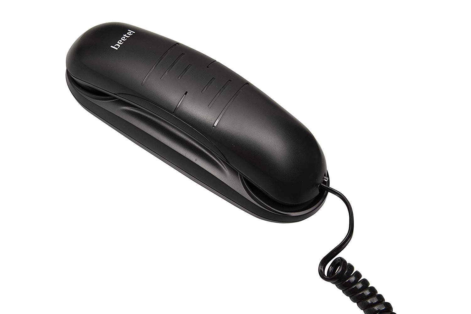 Landline Phone Beetel B26 Corded | Ringer Volume Control, Wall / Desk Mountable, Ringer On / Off Switch, Clear Call Quality, Compact Design, Tone Pulse / Flash / Redial Function (Made in India) | Black