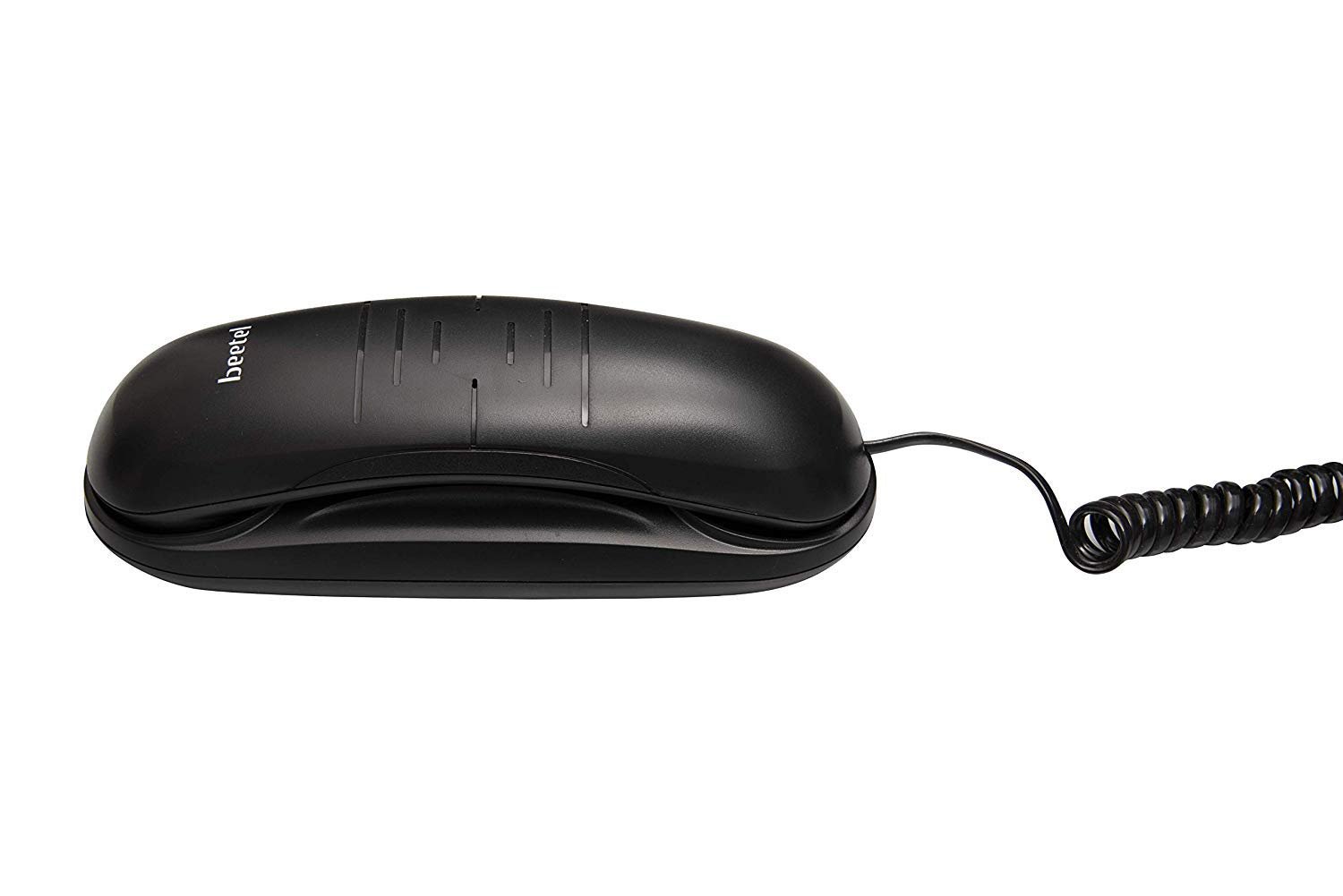 Landline Phone Beetel B26 Corded | Ringer Volume Control, Wall / Desk Mountable, Ringer On / Off Switch, Clear Call Quality, Compact Design, Tone Pulse / Flash / Redial Function (Made in India) | Black