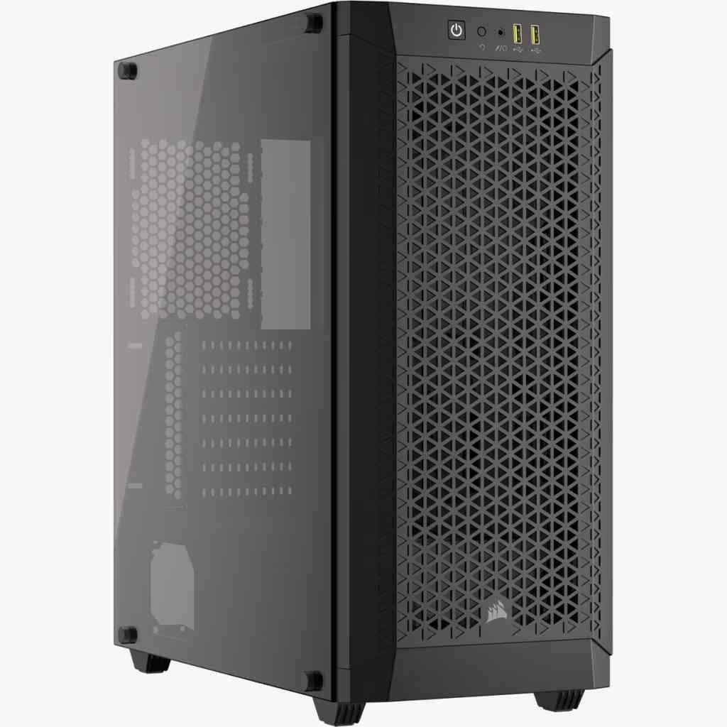 Cabinet Corsair CC- 9011271-WW 480T Airflow Tempered Glass Mid-Tower Case, Black