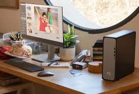 Processor Desktop HP Omnidesk Slim PC S03-0112in | 14th Gen Intel® Core™ I3-14100 Processor, 8GB DDR5 RAM, 512 GB PCIe® Gen4 NVMe™ M.2 SSD, Win 11 + Ms Office 2024, Intel® UHD Graphics, HDMI & DP Ports, 19.5 Inch LED Monitor P204v, 3 Years Warranty, Black