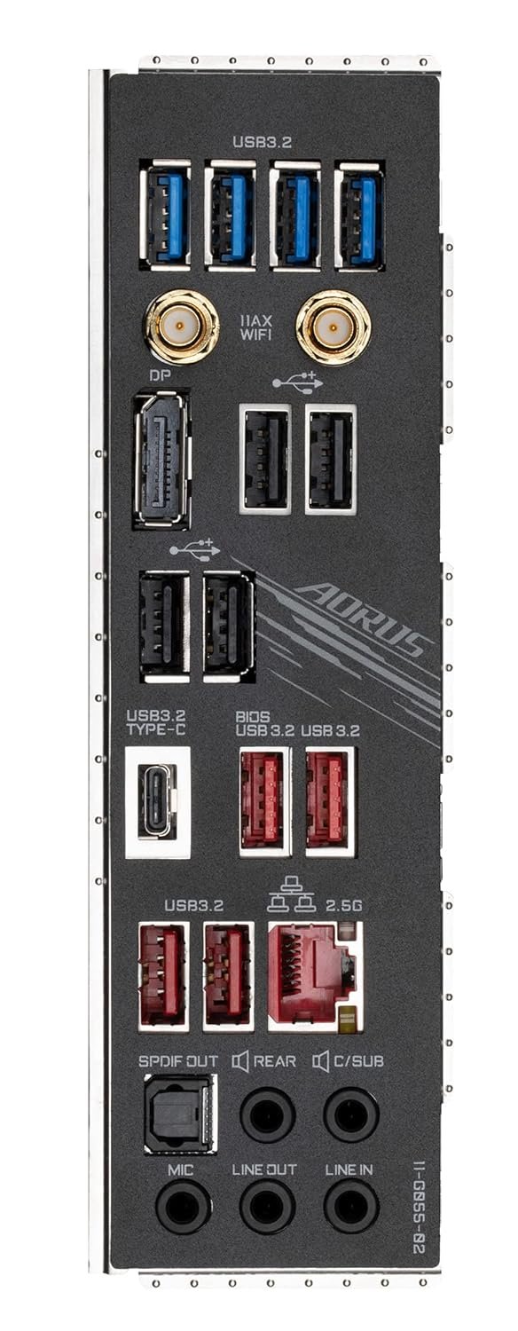 Motherboard Gigabyte Z590 AORUS ULTRA | LGA 1200 / Intel Z590 / ATX / Supports 11th & 10th Gen Processors / Triple M.2 / PCIe 4.0 / USB 3.2 Gen2X2 Type-C / Intel WIFI 6 / 2.5GbE LAN